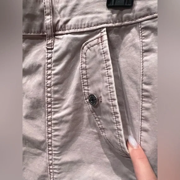 WHBM The Pret -A-Jet pants color washed pink size 8 - Picture 7 of 8